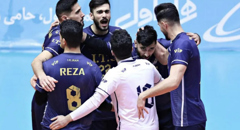 پیروزی تیم والیبال دخانیات مقابل مهر و ماه اسپادانا اصفهان/ دخانیات راهی یک چهارم نهایی شد