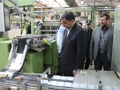 گزارش تصویری بازدید وزیر میراث فرهنگی از خطوط تولید شرکت دخانیات ایران