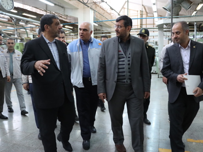 گزارش تصویری بازدید وزیر میراث فرهنگی از خطوط تولید شرکت دخانیات ایران