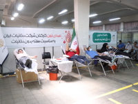 اهدای خون کارکنان شرکت دخانیات به مناسبت هفته جهانی بدون دخانیات 