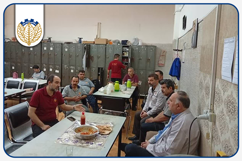دیدار صمیمانه مدیرعامل شرکت دخانیات ایران با کارگران خط تولید